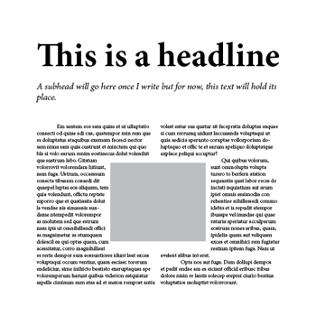 Layout Poster